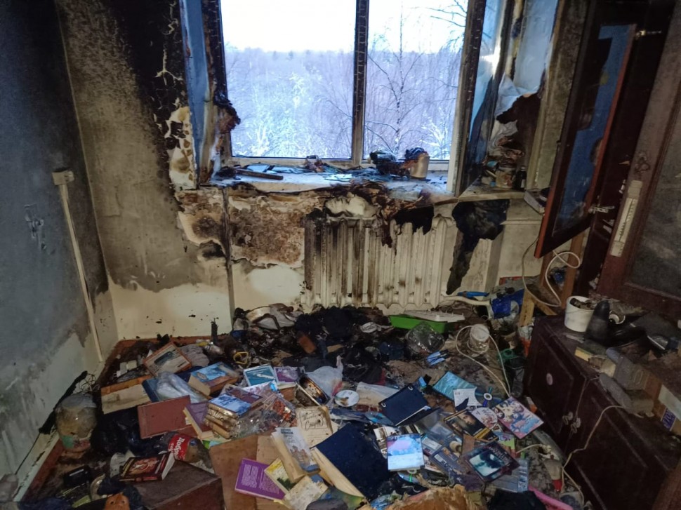 В общежитии Талажского авиагородка вспыхнул пожар 